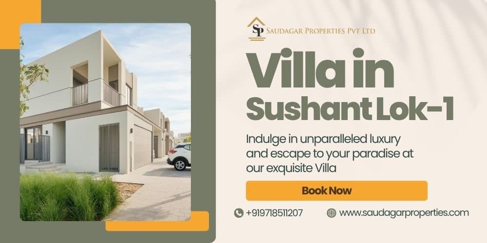 Villa in Sushant Lok-1: The Perfect Blend of Luxury, Location, and Investment