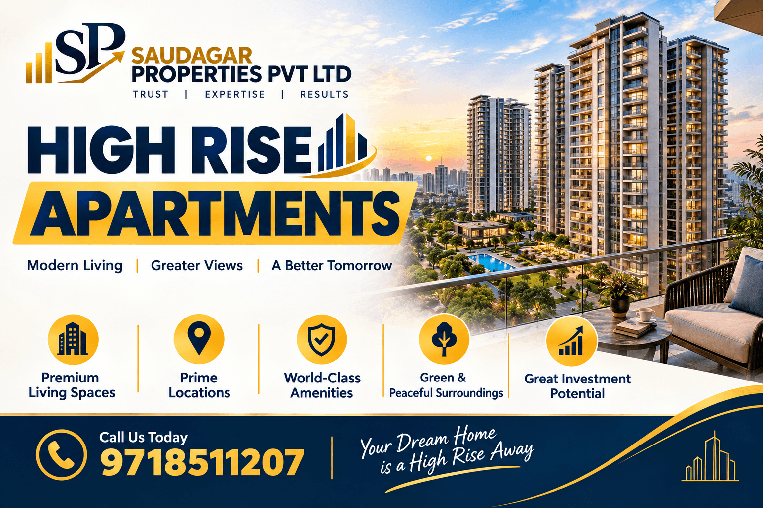 High Rise Apartments in Gurgaon